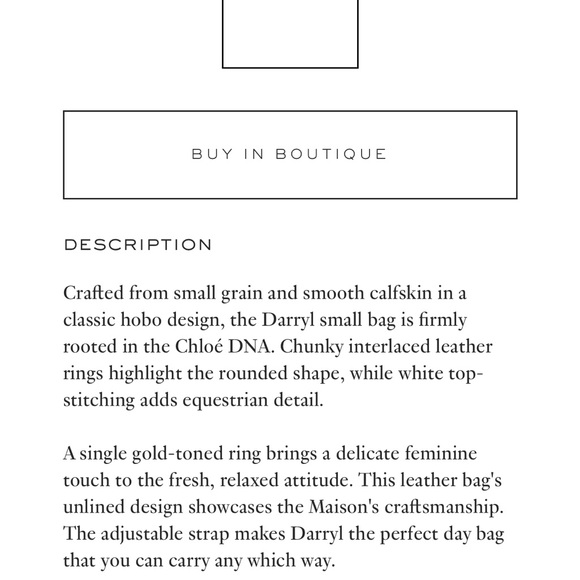 CHLOÉ Small Darryl Leather Bag - Picture 9 of 14